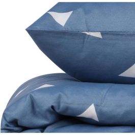 Juego de Cama ASI8681875217148 - 1 Funda Nórdica 220x240 cm + 2 Fundas de Almohada 60x60 cm - Algodón/Poliéster Azul