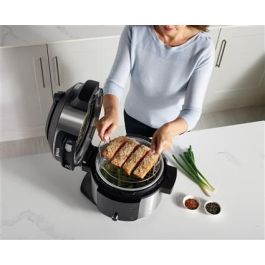 Ninja OL550EU Olla Eléctrica Multifunción SmartLid 11 en 1 Foodi, 6L, Cocina a Presión, Freidora de Aire, Vapor, Horneado