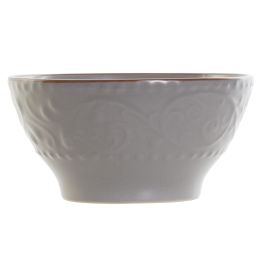 DKD Home Decor Bol Tradicional de Gres, Gris Marrón, 14.7 cm Diámetro x 7.7 cm Alto, Pack de 12 Unidades Precio: 22.0341. SKU: B13YAYNER9