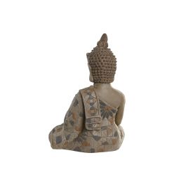 DKD Home Decor Figura Oriental Natural Naranja 24.5 x 46 x 33 cm Magnesia Fibra de Vidrio