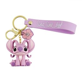 PEERS HARDY Llavero Angel Stitch Disney 3D con Colgante de Flor Rosa Dorado Precio: 11.49999972. SKU: B1DFGJDA68
