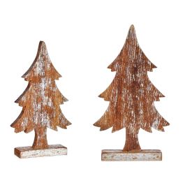 KRIST+ Árbol de Madera Plata 38 cm (Ancho 5 cm x Alto 39 cm x Largo 21 cm) (Set de 6) Precio: 82.58999958. SKU: B1GLTNXD6L