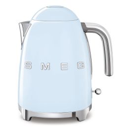 Smeg KLF03PBEU Hervidor Eléctrico, 1.7 Litros, 2400 Vatios, Color Azul Pastel, Acero Inoxidable, con Apagado Automático y Base Giratoria 360° Precio: 206.99000036. SKU: S8101081
