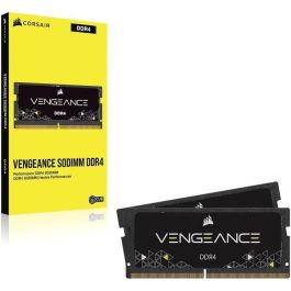 Corsair CMSX32GX4M2A2666C18 Memoria RAM DDR4 SODIMM 32GB (2 x 16GB) 2666MHz CL18 Corsair CMSX32GX4M2A2666C18 Memoria RAM DDR4 SODIMM 32GB (2 x 16GB) 2666MHz CL18