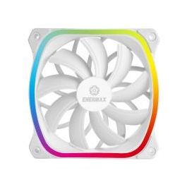 Enermax UCSQARGB12P-W-SG Squa Ventilador Caja PC Gaming 120mm ARGB PWM, 300-1500 RPM, 68 CFM, 23 dBA Ruido Máx.