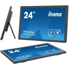 iiyama ProLite T2455MSC-B1 Monitor Táctil FHD IPS 24" 1920x1080 5ms HDMI DP USB Negro