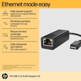 HP USB-C to RJ45 Adapter G2 HP USB-C to RJ45 Adapter G2