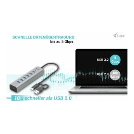 Hub USB i-Tec C31HUBMETAL703