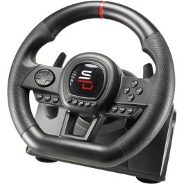Subsonic SUB3701221702700 Volante de Carreras SUPERDRIVE SV650 con Pedales, Levas, Vibraciones, Multiplataforma