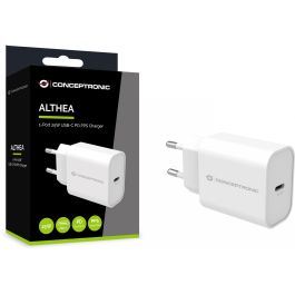 Conceptronic Cargador USB-C Carga Rápida PD ALTHEA10W 25W para Samsung, iPhone, iPad, Nintendo Switch