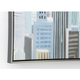 DKD Home Decor Cuadro Azul Blanco 4.5 x 82 x 122 cm (2 Unidades)