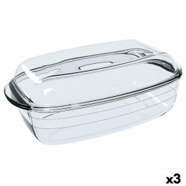 Molde para Horno Ô Cuisine Rectangular Con Tapa 37,5 x 22,5 x 10,6 cm Transparente (3 Unidades) Precio: 62.89000047. SKU: S2706952