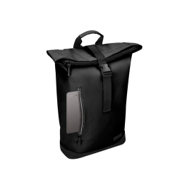 Antartik Mochila Roll Pack Waterproof Enrollable Negro, Gran Capacidad, Impermeable, 480x130x280 mm