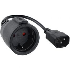 NANOCABLE CABLE ADAPTADOR C14/M a CEE7/H, 16A, 50 CM