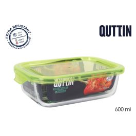 Fiambrera rectangular con tapa verde 17.5x13 cm Quttin (6 Unidades) Precio: 14.49999991. SKU: B13PJ6VS7Q
