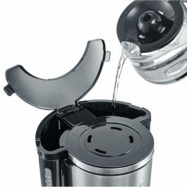Severin KA4845 Cafetera con Filtro Isotérmico, Selector de Aroma 'AromaSwitch', 8 Tazas (1L), 1000W, Acero Inoxidable y Negro