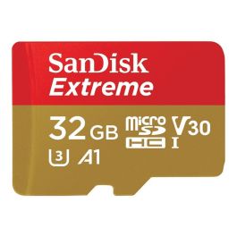 Sandisk Extreme Tarjeta MicroSDXC 32GB Clase 10 UHS-I U3 V30 Velocidad 100MB/s Lectura 90MB/s Escritura Precio: 37.50000056. SKU: B1FWSBNYCQ