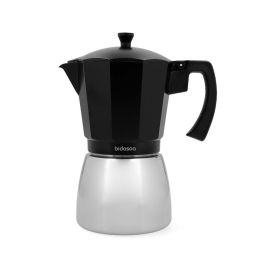 Bidasoa Cafetera Tribeca 12 Tazas Aluminio y Acero Negra Apta Inducción, Gas, Eléctrica, Vitrocerámica Precio: 22.49999961. SKU: S2703171