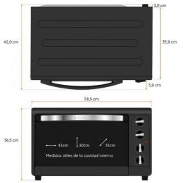 Mini Horno Eléctrico Grunkel HR-48RMRUSTI 48 L