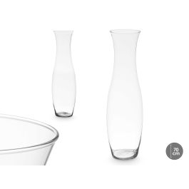 Jarrón de Cristal Cuello Estrecho 70 cm Giftdecor - Vidrio Transparente 19x68x19 cm Precio: 12.89000053. SKU: B14TRLTDFG