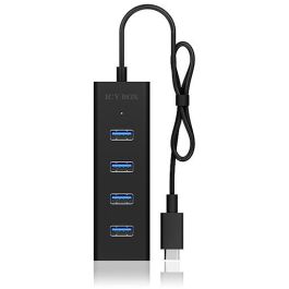 ICY BOX IB-HUB1409-C3 USB-C Hub de 4 Puertos con 4x USB 3.0