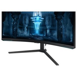 Samsung LS32BG850NPX Monitor Gaming 32 Pulgadas, 4K UHD, Mini-LED, Quantum HDR 2000, 240Hz, 1ms, Curvo 1000R, Freesync Premium Pro, G-Sync Compatible, Blanco