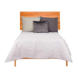 Colcha Reversible Giftdecor 240x260 cm - Blanco, 100% Poliéster, Tacto Suave (6 Unidades) Colcha Reversible Giftdecor 240x260 cm - Blanco, 100% Poliéster, Tacto Suave (6 Unidades)