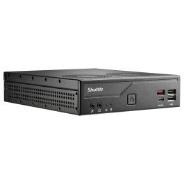 Shuttle XPC Slim DH810 Barebone Mini PC LGA1851, DDR5, USB4, HDMI 2.1, DisplayPort, Fuente 120W, Negro