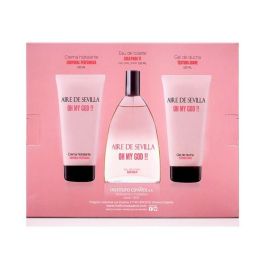 Instituto Español Aire de Sevilla OH MY GOD Lote Regalo Mujer. Estuche de Perfume Floral: EDT 150ml, Loción Corporal 150ml, Gel de Ducha 150ml. Precio: 12.50000059. SKU: S0562487