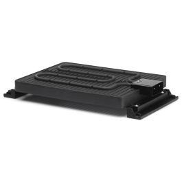 WMF Lono Tischgrill 0415430011 - Parrilla de Mesa Rectangular, Acero Inoxidable Negro, Aluminio, 2200 W, 600 x 413 mm, con Sensor y Bandeja