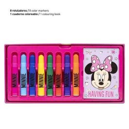 Set Papelería Coloreable Maletín Minnie Set Papelería Coloreable Maletín Minnie