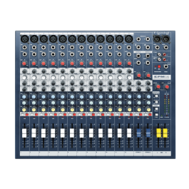 SOUNDCRAFT EPM 12 Mesa de mezclas de audio profesional con 12 canales, ideal para estudio y directo