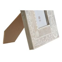 DKD Home Decor Rk 22 Marco de Fotos Indio Natural Azul 15 x 10 cm (4 Unidades) Pintado a Mano