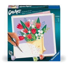 Ramo de tulipanes CreArt 20x20 cm, Ocio creativo, Adulto, Pintar por números, 25518, Ravensburger Precio: 25.5899996. SKU: B16C6V3MNJ