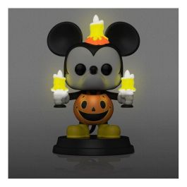 FUNKO Figura POP Super Disney Mickey Mouse Pumpkin 17cm, coleccionable con pilas AAA