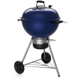 Weber GBS C-5750 Barbacoa de Carbón Master-Touch, 57 cm, Termómetro, Tapa con Bisagra, Azul