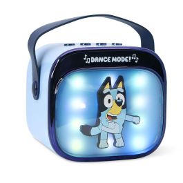 OTL Technologies Altavoz Karaoke Inalámbrico LED Bluey con Micrófono Bluetooth para Smartphone, Tablet, PC y Tarjeta TF
