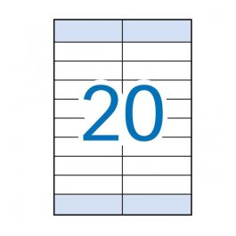 Apli Etiquetas Adhesivas 105x28,75 mm Láser C-Rectos 20 X 100H Blanco Precio: 17.89000004. SKU: S8401003