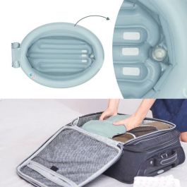 Babymoov AQUADOTS Bañera Hinchable Compacta para Bebé con Tumbona Extraíble, Fondo Cómodo y Válvula Antirretorno, Desde el Nacimiento