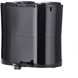Severin KA 9315 Cafetera de filtro Duo, 1L, 16 tazas, para café molido, 1000W, Negro