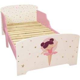 Cama con caja de listones Spring - Ballerina Dancer - Fun House - 140 x 70 cm Cama con caja de listones Spring - Ballerina Dancer - Fun House - 140 x 70 cm