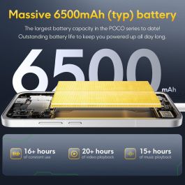 POCO F7 5G Smartphone Android 17,4 cm (6.83") 12 GB RAM 256 GB Plata