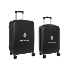 Juego de Maletas Real Madrid C.F. + mediano 24 Trolley Azul marino 40 x 63 x 26 cm (2 Piezas) Precio: 179.49999947. SKU: B1BXZVKBMM