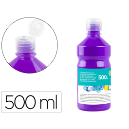 Liderpapel Tempera Liquida Escolar Superlavable 500 ml Violeta Colores Brillantes Cierre Seguridad Precio: 3.50000002. SKU: B1KC9YGMVB