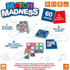SD GAMES Match Madness - Juego de mesa de agilidad mental para 1 a 4 jugadores, a partir de 7 años y partidas de 20 minutos