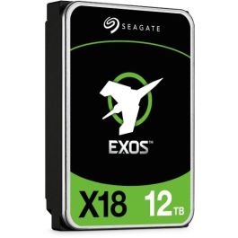 Seagate ST12000NM000J Disco Duro Exos X18 de 12TB 7200 RPM, 3.5" Serial ATA III para Matriz de Discos Empresarial