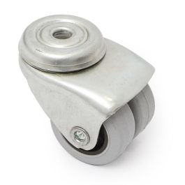 Q&Q Rueda Giratoria con Aro Doble de Goma Ø40mm Zincada Taladro Pasante Ø10mm para Muebles, Fabricada en España Precio: 3.50000002. SKU: B1EA88SJT6