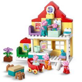 LEGO 10467 DUPLO Casa Familiar de Peppa Pig, Set de Construcción para Niños +2 Años