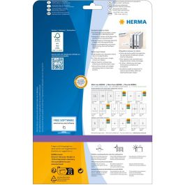 HERMA Einsteckrücken A4 blanco 30x190 no adhesivas 225 unidades