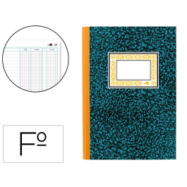 Liderpapel Cuaderno Folio Cartone 100 Hojas Cuentas Corrientes Debe Haber Y Saldo Precio: 9.68999944. SKU: B1A4CD6KA3